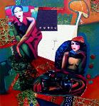 Moving-art - Karin Barrera - artista chilena - Pintura - Collage - Naturaleza - Mujeres - Arte Latino americano