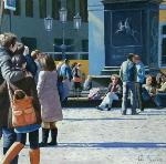 Moving art, moving-art.net, Lucia Hajna, pintora chilena, arte Latino, oleo sobre tela, Berlin