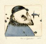 Marco Antonio Sepúlveda - Grabado - Punta seca, acuarela - La 9 biennale internationale de gravure contemporaine de la ville de Liège