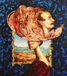 Moving-art - Carlos Sablon - artista cubano - Mujeres - Belleza - Sombreros - Paisajes - Simbolismo - Rembrandt - Rubens - Jean-Baptiste Greuze - Elisabeth Vigee Le Brun - Magritte - Dali