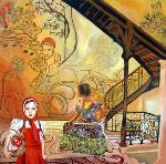 Moving-art - Niurka Guzman - Pintora - Rep Dominicana - Mexico - Cuentos - Grabado Xilografia  Aguafuerte Aguatinta Barniz blando Intaglio Colografia